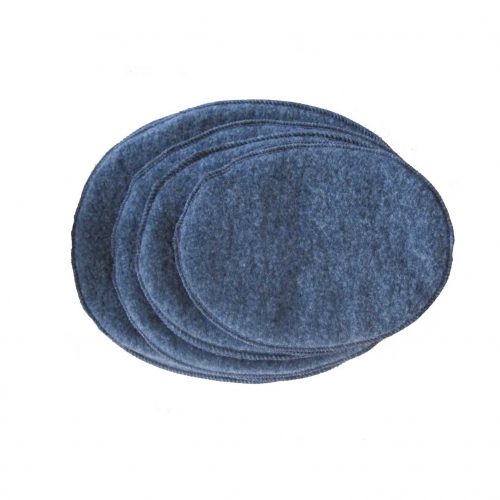 Brystvarmere i uld, et sæt i koksgrå (4 størrelser)