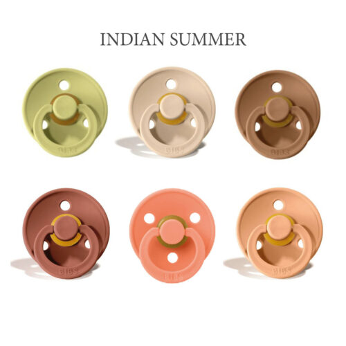 Bibs Colour 6 stk Indian Summer Mix – latex sutter i str. 2