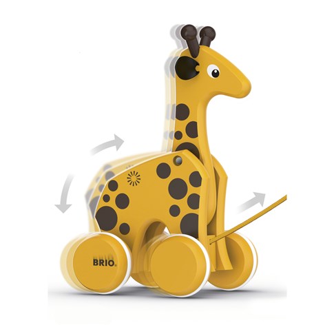 Pull Along Giraf fra Brio