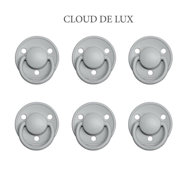 Bibs DE LUX Cloud, 6 latex sutter i str. 2