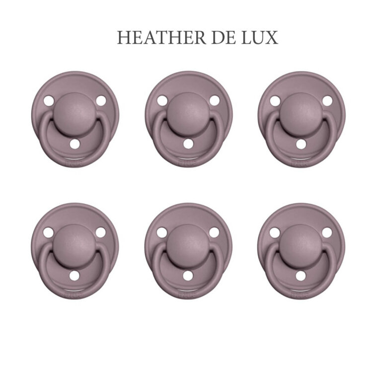 Bibs DE LUX Heather, 6 latex sutter i str. 2