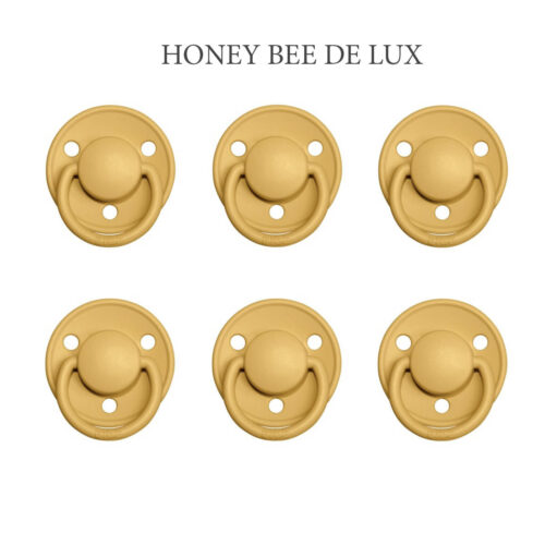 Bibs DE LUX Honey Bee, 6 latex sutter i str. 2