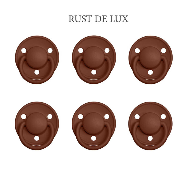 Bibs DE LUX Rust, 6 latex sutter i str. 2