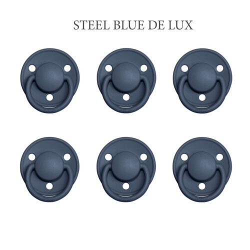 Bibs DE LUX Steel Blue, 6 latex sutter i str. 2