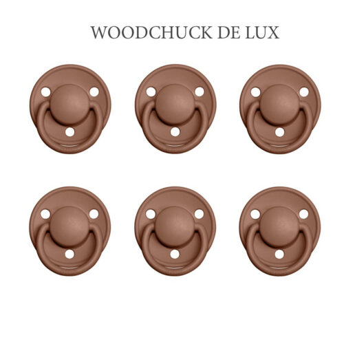 Bibs DE LUX Woodchuck, 6 latex sutter i str. 2
