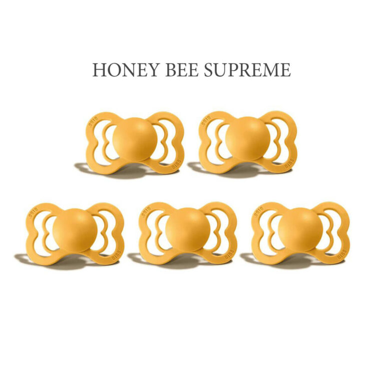 Bibs SUPREME Honey Bee 5 sutter i silikone st. 2