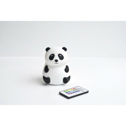 Lampe med fjernbetjening og musik, Panda fra Rabbit & Friends