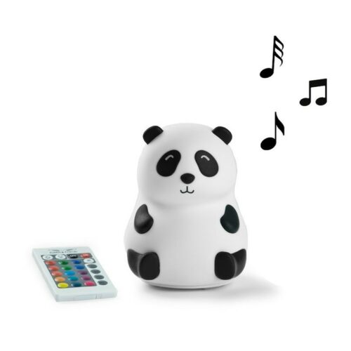 Lampe med fjernbetjening og musik, Panda fra Rabbit & Friends