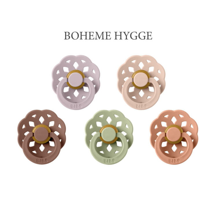 Bibs Boheme – Mix Hygge, 5 runde latex sutter str. 2