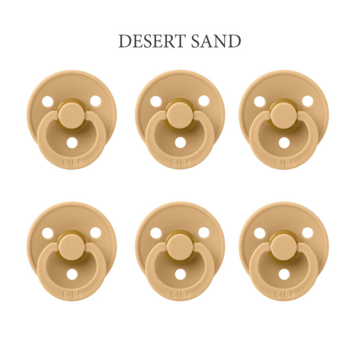 Bibs Colour Desert Sand (NY FARVE), 6 latex sutter i str. 2