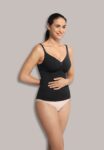 Carriwell Ammetop, Shapewear i sort uden sømme