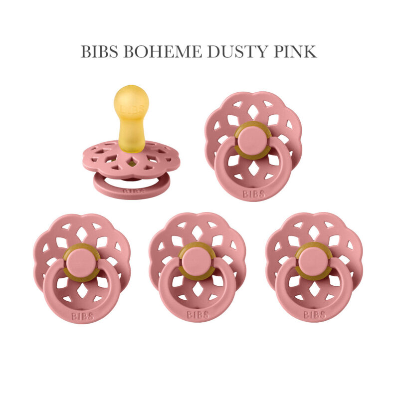 Bibs Boheme Dusty Pink, rund sut latex str. 2