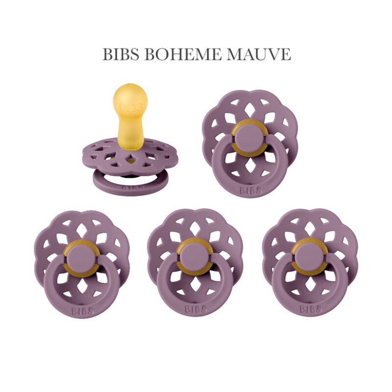 Bibs Boheme Mauve, rund sut latex str. 2