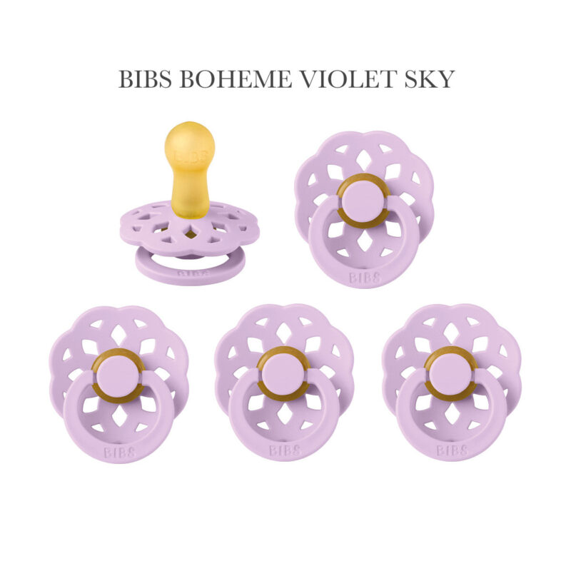 Bibs Boheme Violet Sky, rund sut latex str. 2