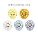 Bibs Boheme - Solstråle Mix, 5 runde sutter latex str. 2