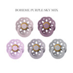 Bibs Boheme - Purple Mix, 5 runde sutter latex str. 2