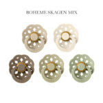 Bibs Boheme - Skagen Mix, 5 runde sutter latex str. 2