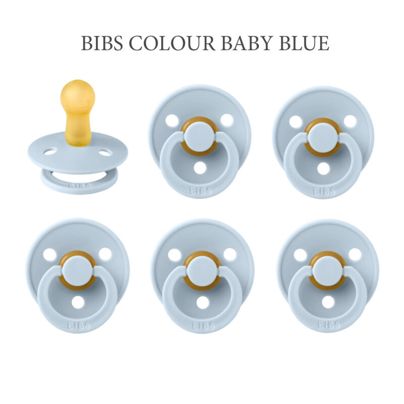 BIBS Colour Baby Blue, rund sut latex str. 2