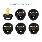 BIBS Colour Black, rund sut latex str. 2