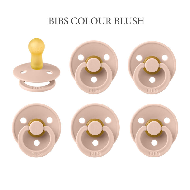 BIBS Colour Blush, rund sut latex str. 2