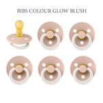 BIBS Colour Blush NIGHT, rund sut latex str. 2