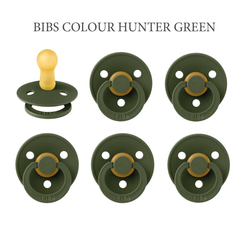 BIBS Colour i Hunter Green, rund sut latex str. 2