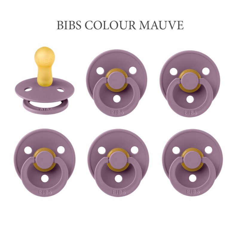 BIBS Colour Mauve, rund sut latex str. 2