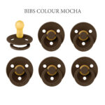 BIBS Colour i Mocha, rund sut i latex str. 2