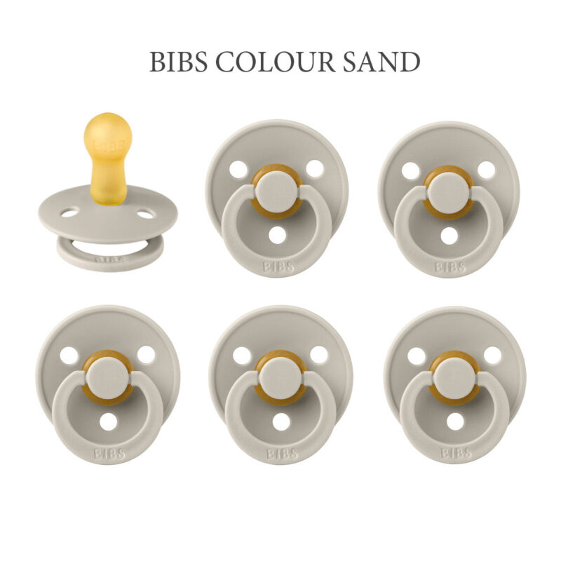 BIBS Colour i Sand, rund sut i latex str. 2