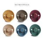 FRIGG Rope - Retro Hygge Mix, 6 runde sutter latex str. 2