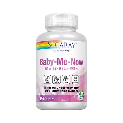 Solaray Gravid & Ammende Multi Vitamin "Baby-Me-Now"