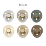 Bibs Colour - Beach Mix, 6 runde sutter i latex str. 2