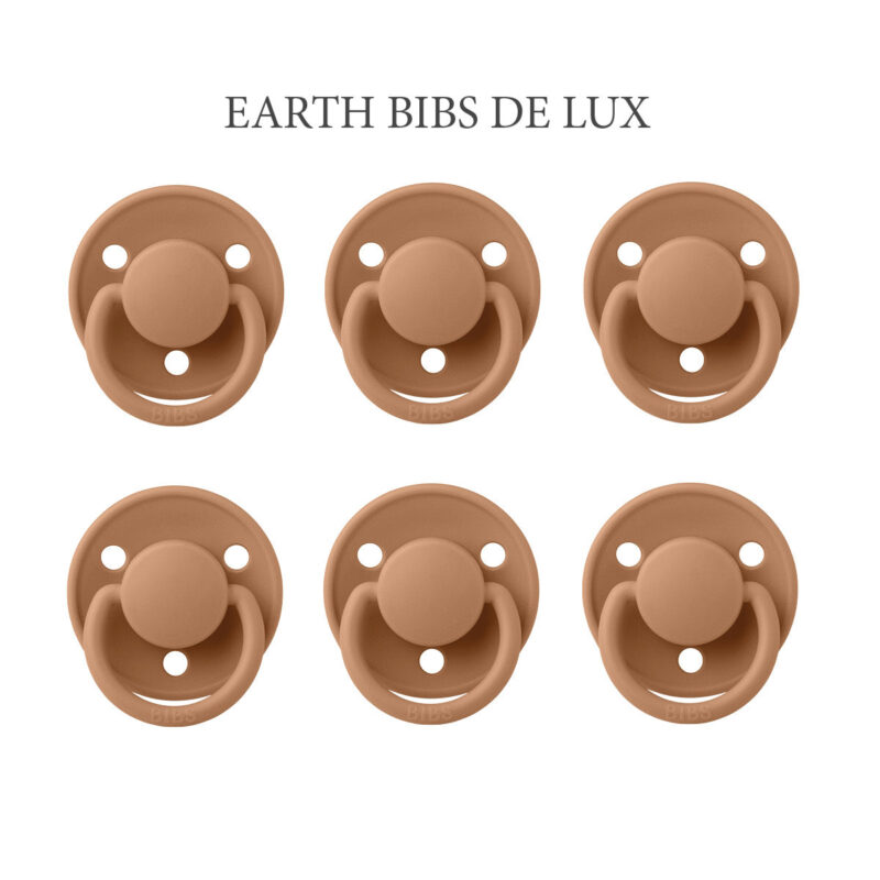 Bibs De Lux Earth, 6 runde sutter latex str. 2