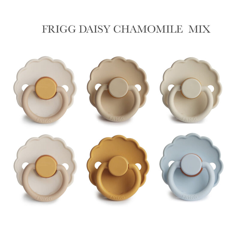 FRIGG Daisy - Chamomile Mix, 6 runde sutter latex str. 2