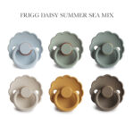 FRIGG Daisy - Summer Sea Mix, 6 runde sutter latex str. 2