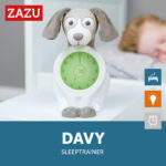 Zazu Søvntræner, natlampe og ur, Davy the Dog