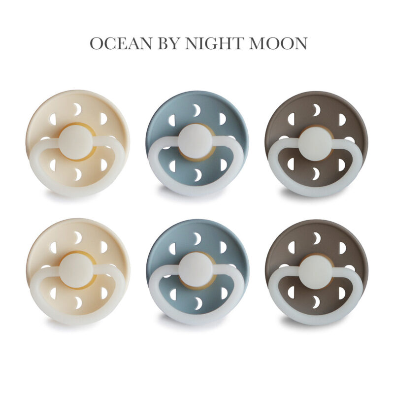 FRIGG Moon - Ocean by NIGHT Mix, 6 runde sutter latex str. 2