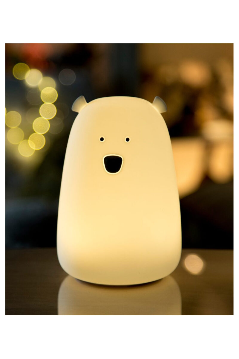 Rabbit & Friends Lampe, Hvid Bjørn i STOR (USB stik)