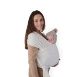 Mushie Strækvikle, Baby Carrier Wrap i Ivory