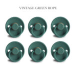 Frigg Rope Vintage Green, rund sut latex str. 2