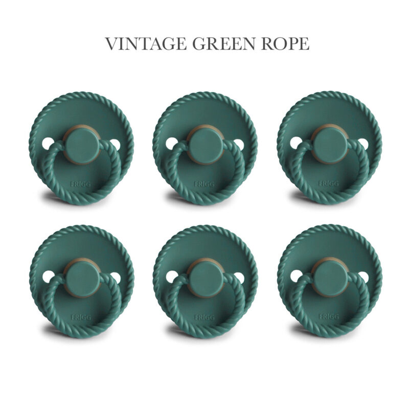 Frigg Rope Vintage Green, rund sut latex str. 2