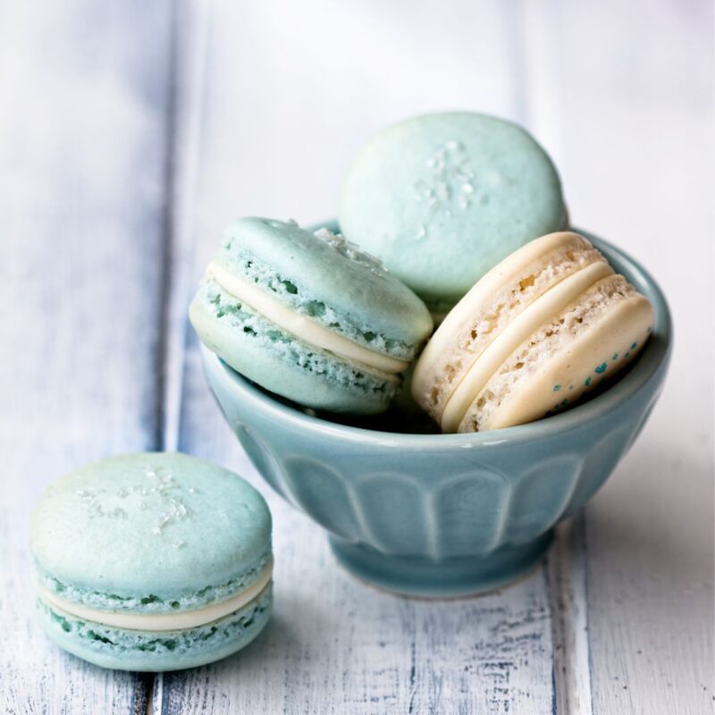 macarones blue vibes