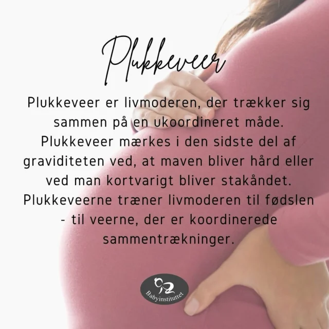 Hvordan er det lige med plukkeveer 🤰? Læs også artiklen https://babyinstituttet.dk/plukkeveer på babyinstituttet. 

#gravid #plukkeveer #graviditetsgener